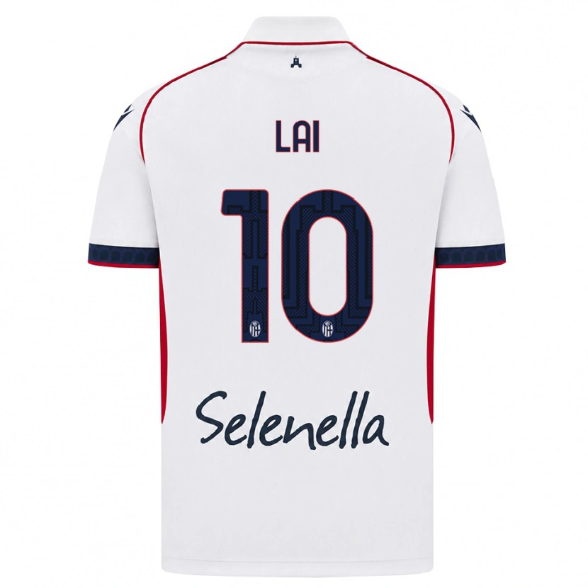 Danxen Homem Camisola Luca Lai #10 Branco Vermelho Azul Real Alternativa 2026/27 Camisa Brasil