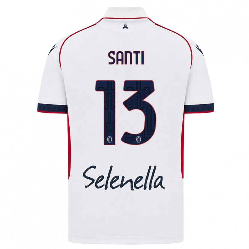 Danxen Homem Camisola Manuel Santi #13 Branco Vermelho Azul Real Alternativa 2026/27 Camisa Brasil