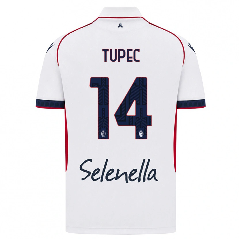 Danxen Homem Camisola Leos Tupec #14 Branco Vermelho Azul Real Alternativa 2026/27 Camisa Brasil
