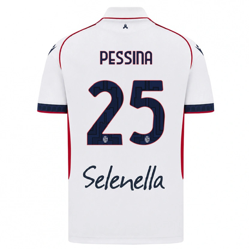 Danxen Homem Camisola Massimo Pessina #25 Branco Vermelho Azul Real Alternativa 2026/27 Camisa Brasil