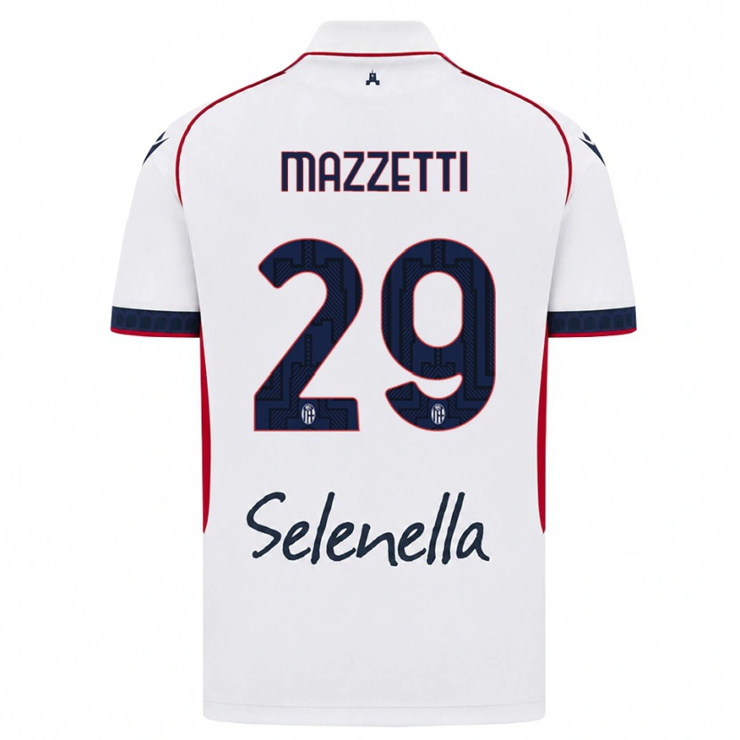 Danxen Homem Camisola Gabriele Mazzetti #29 Branco Vermelho Azul Real Alternativa 2026/27 Camisa Brasil