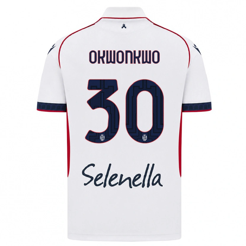 Danxen Homem Camisola Orji Okwonkwo #30 Branco Vermelho Azul Real Alternativa 2026/27 Camisa Brasil