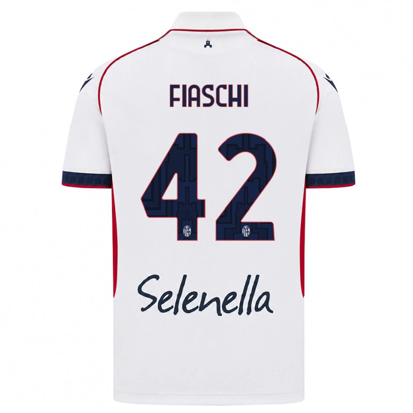 Danxen Homem Camisola Marco Fiaschi #42 Branco Vermelho Azul Real Alternativa 2026/27 Camisa Brasil