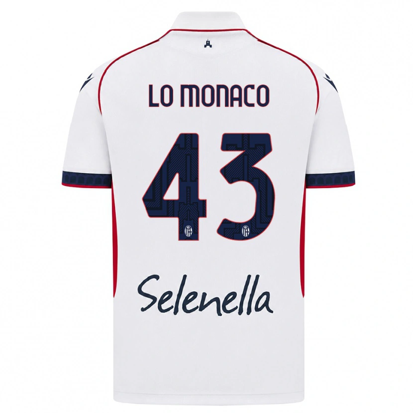 Danxen Homem Camisola Luca Lo Monaco #43 Branco Vermelho Azul Real Alternativa 2026/27 Camisa Brasil