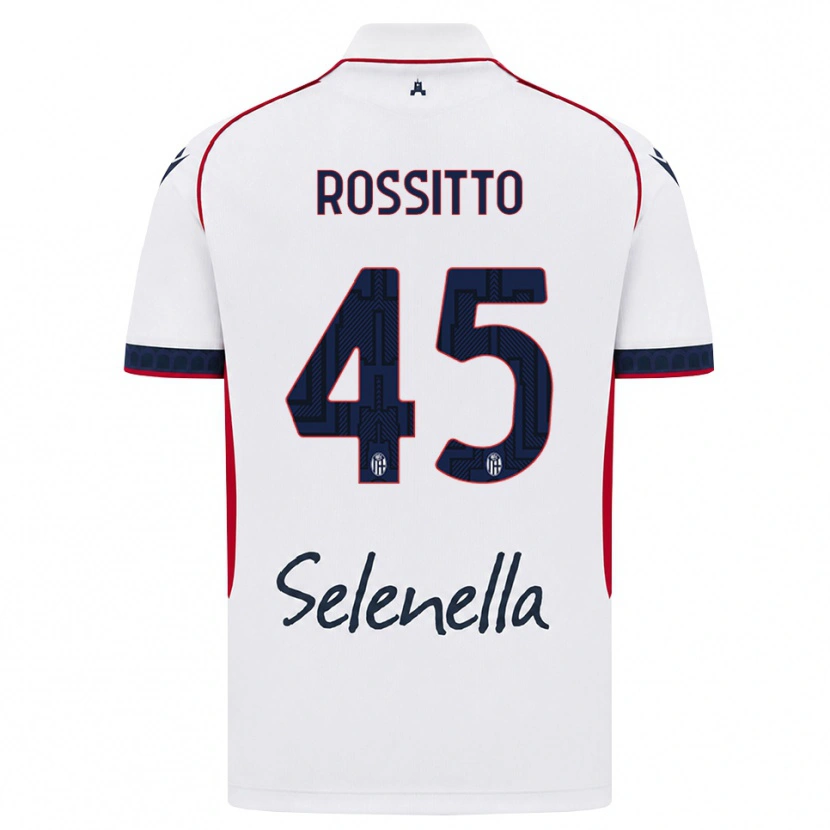 Danxen Homem Camisola Niccoló Rossitto #45 Branco Vermelho Azul Real Alternativa 2026/27 Camisa Brasil