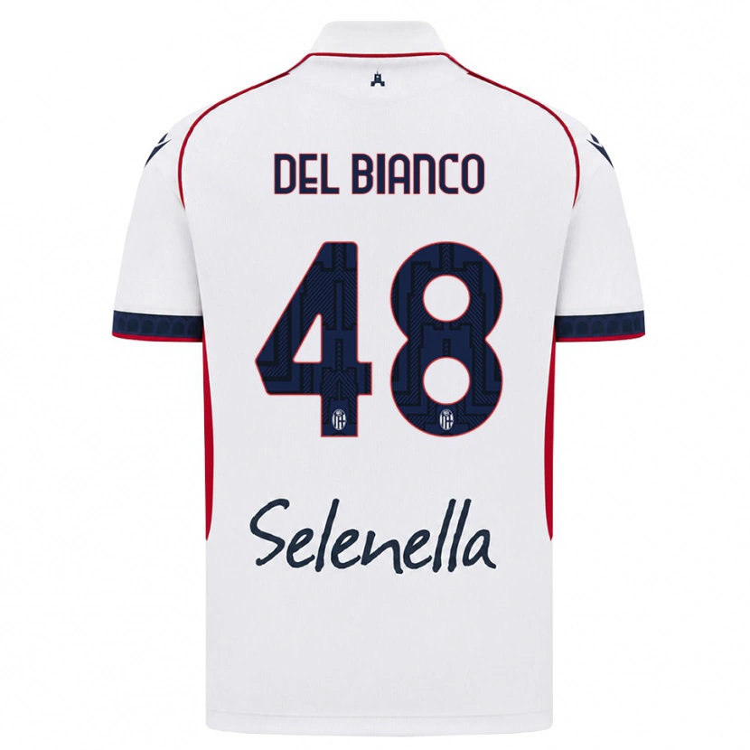 Danxen Homem Camisola Riccardo Del Bianco #48 Branco Vermelho Azul Real Alternativa 2026/27 Camisa Brasil