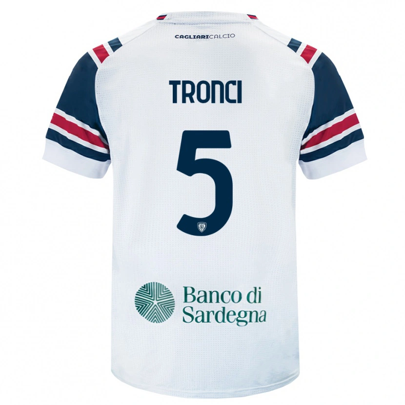 Danxen Homem Camisola Luca Tronci #5 Branco Vermelho Verde Alternativa 2026/27 Camisa Brasil
