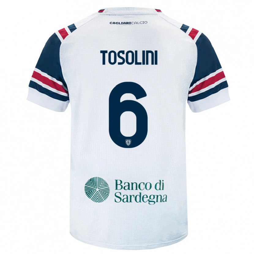Danxen Homem Camisola Nicolas Tosolini #6 Branco Vermelho Verde Alternativa 2026/27 Camisa Brasil