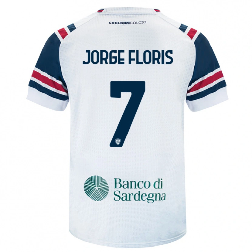 Danxen Homem Camisola Nicolò Jorge Floris #7 Branco Vermelho Verde Alternativa 2026/27 Camisa Brasil