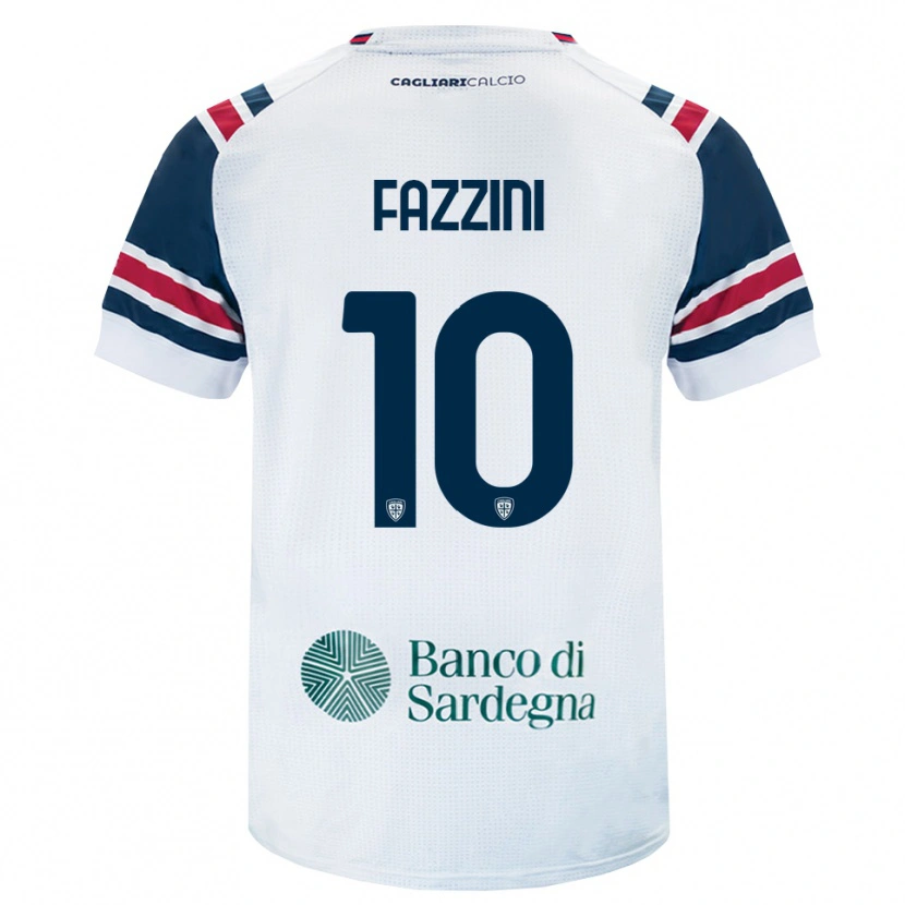 Danxen Homem Camisola Jacopo Fazzini #10 Branco Vermelho Verde Alternativa 2026/27 Camisa Brasil