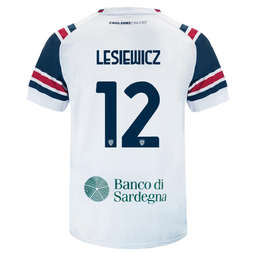 Danxen Homem Camisola Mateusz Lesiewicz #12 Branco Vermelho Verde Alternativa 2026/27 Camisa Brasil