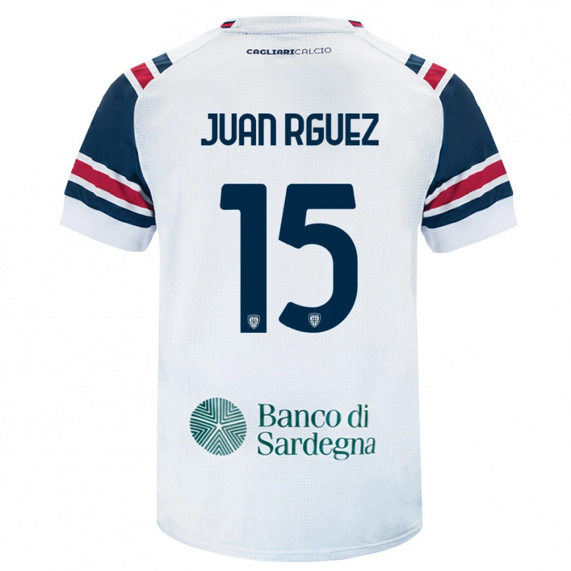 Danxen Homem Camisola Juan Rodríguez #15 Branco Vermelho Verde Alternativa 2026/27 Camisa Brasil