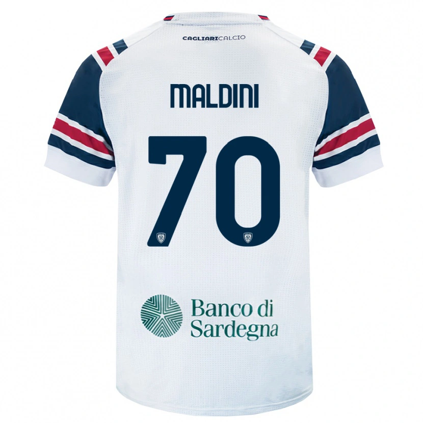 Danxen Homem Camisola Daniel Maldini #70 Branco Vermelho Verde Alternativa 2026/27 Camisa Brasil