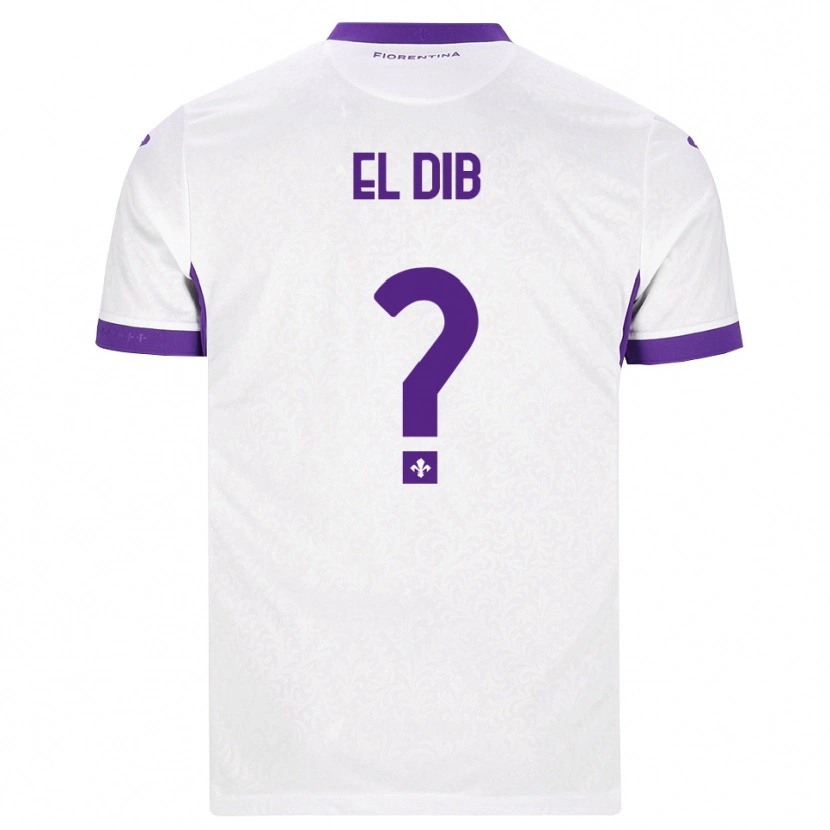 Danxen Homem Camisola Karim El Dib #0 Branco Roxo Alternativa 2026/27 Camisa Brasil