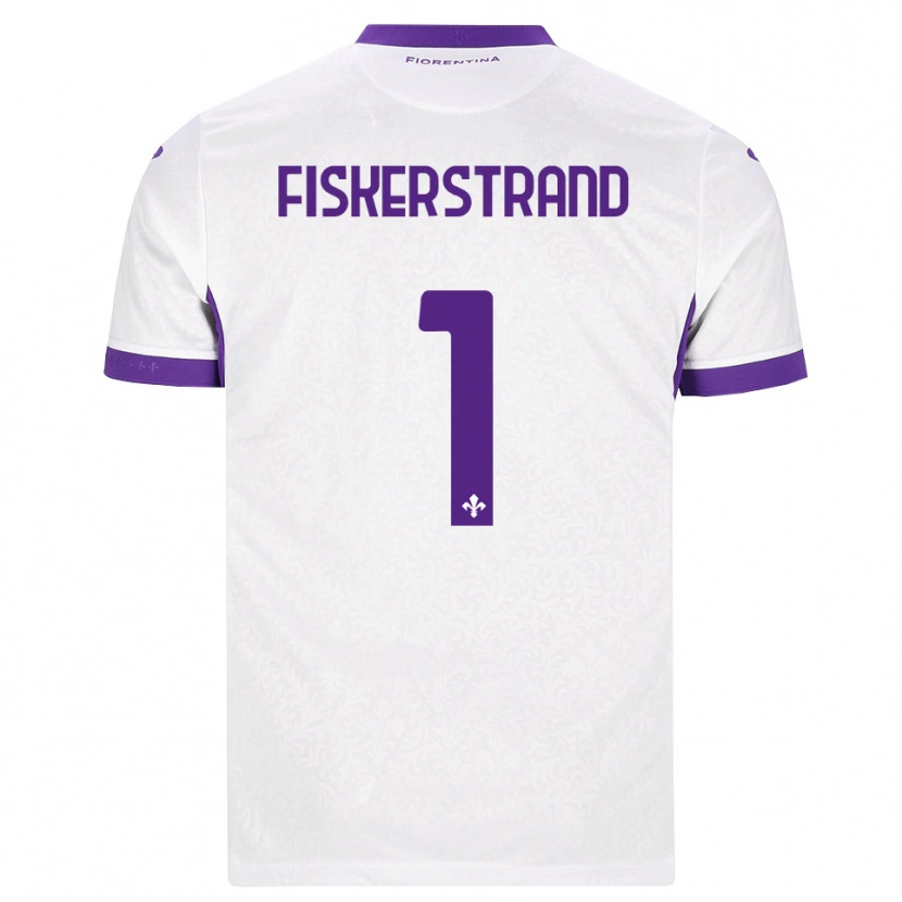 Danxen Homem Camisola Cecilie Fiskerstrand #1 Branco Roxo Alternativa 2026/27 Camisa Brasil