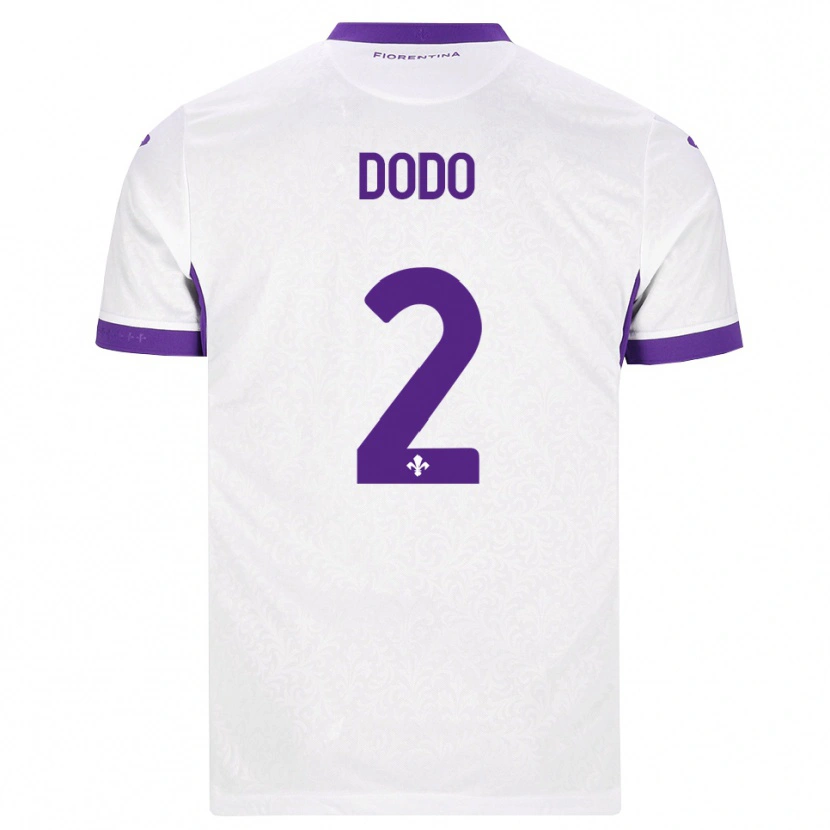 Danxen Homem Camisola Dodô #2 Branco Roxo Alternativa 2026/27 Camisa Brasil