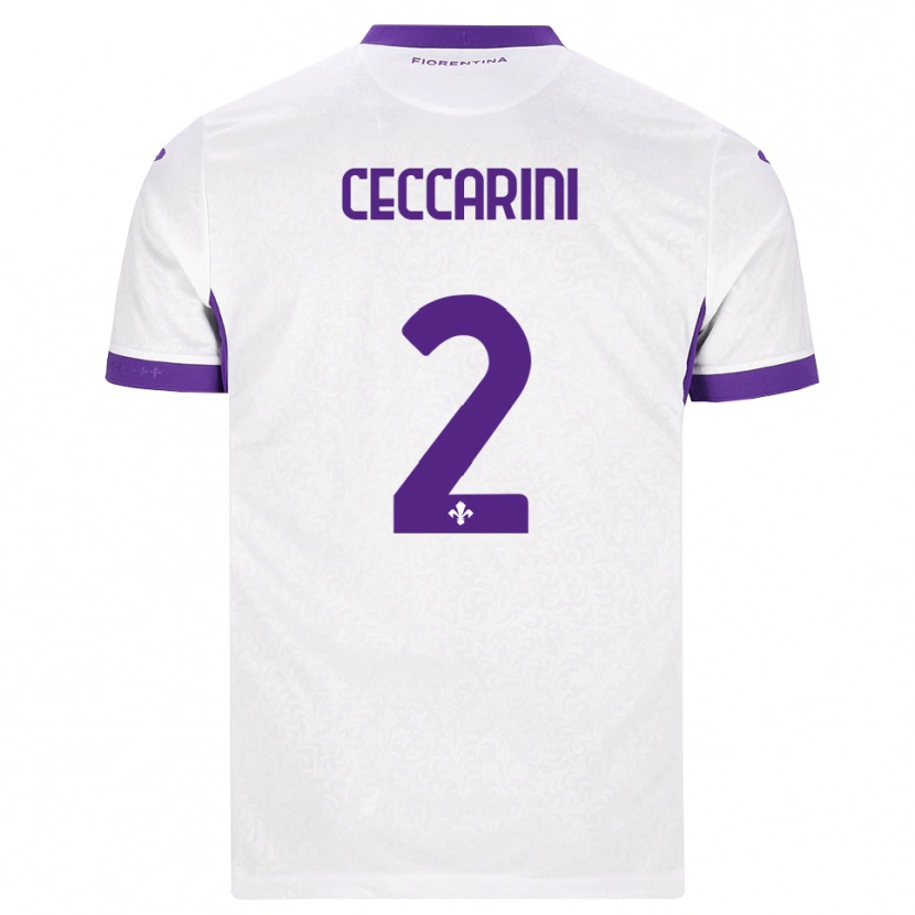 Danxen Homem Camisola Duccio Ceccarini #2 Branco Roxo Alternativa 2026/27 Camisa Brasil