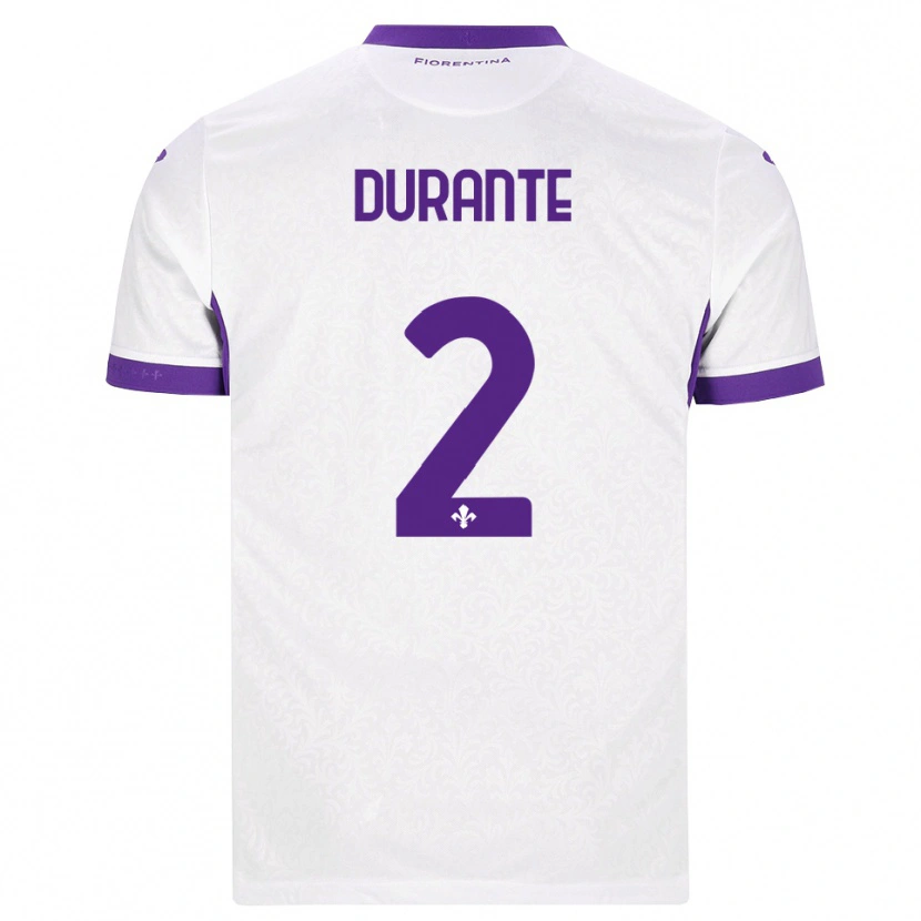 Danxen Homem Camisola Francesca Durante #2 Branco Roxo Alternativa 2026/27 Camisa Brasil