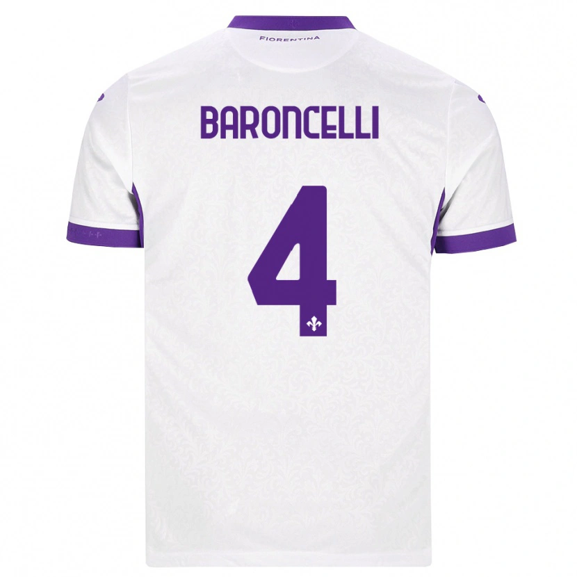 Danxen Homem Camisola Leonardo Baroncelli #4 Branco Roxo Alternativa 2026/27 Camisa Brasil