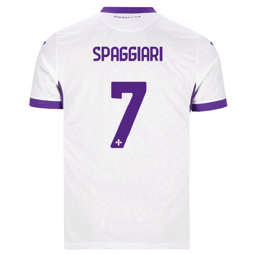 Danxen Homem Camisola Riccardo Spaggiari #7 Branco Roxo Alternativa 2026/27 Camisa Brasil