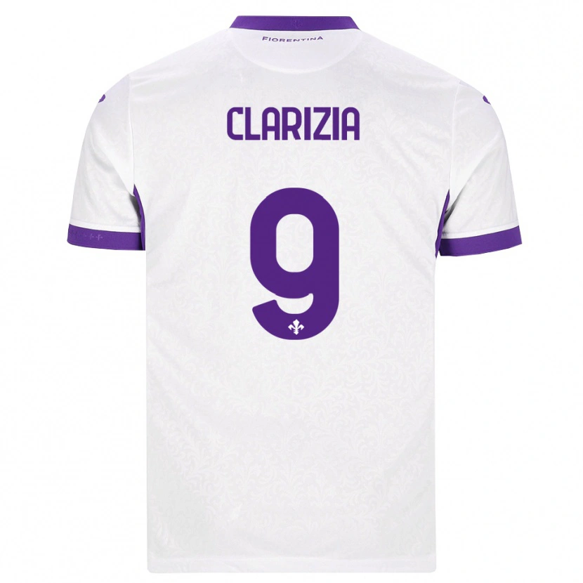 Danxen Homem Camisola Leonardo Clarizia #9 Branco Roxo Alternativa 2026/27 Camisa Brasil