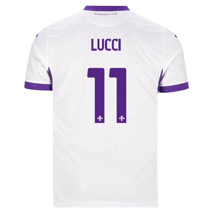Danxen Homem Camisola Leonardo Lucci #11 Branco Roxo Alternativa 2026/27 Camisa Brasil