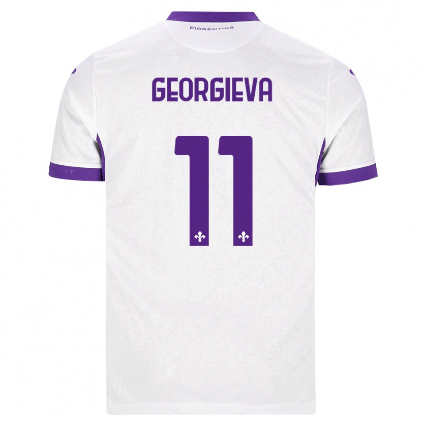 Danxen Homem Camisola Marina Georgieva #11 Branco Roxo Alternativa 2026/27 Camisa Brasil