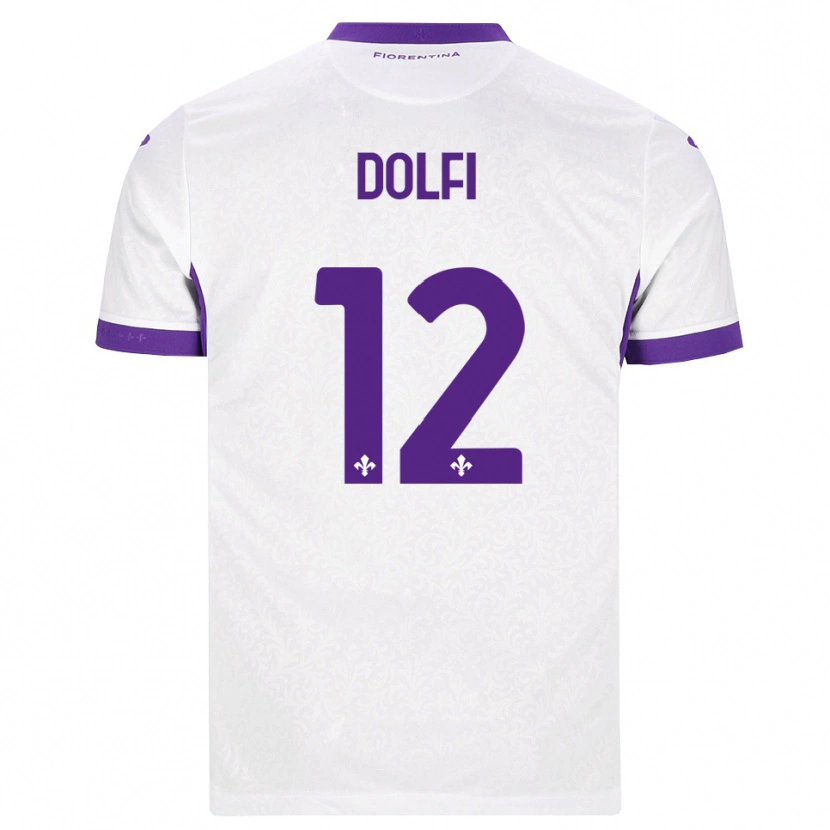 Danxen Homem Camisola Brando Dolfi #12 Branco Roxo Alternativa 2026/27 Camisa Brasil