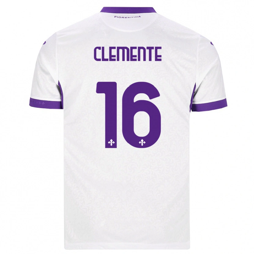 Danxen Homem Camisola Raffaele Clemente #16 Branco Roxo Alternativa 2026/27 Camisa Brasil