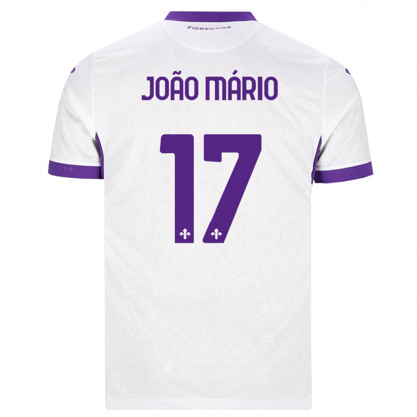 Danxen Homem Camisola João Mário #17 Branco Roxo Alternativa 2026/27 Camisa Brasil