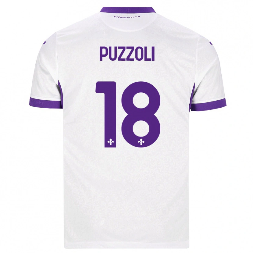 Danxen Homem Camisola Giorgio Puzzoli #18 Branco Roxo Alternativa 2026/27 Camisa Brasil