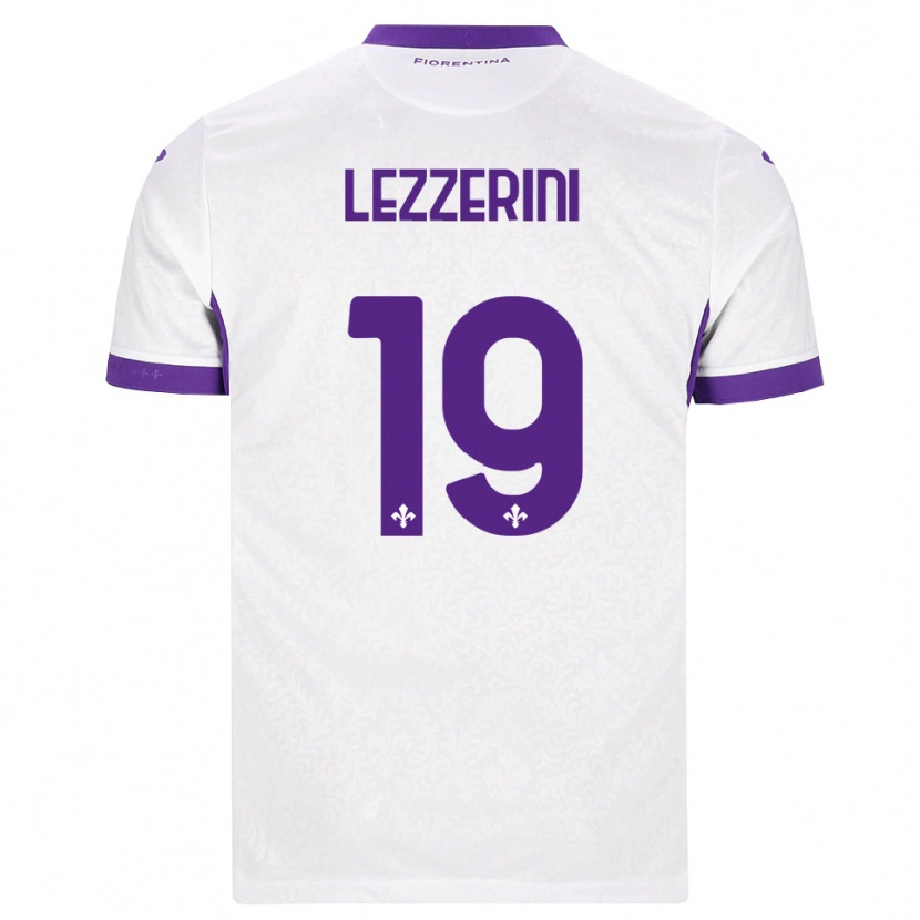Danxen Homem Camisola Luca Lezzerini #19 Branco Roxo Alternativa 2026/27 Camisa Brasil