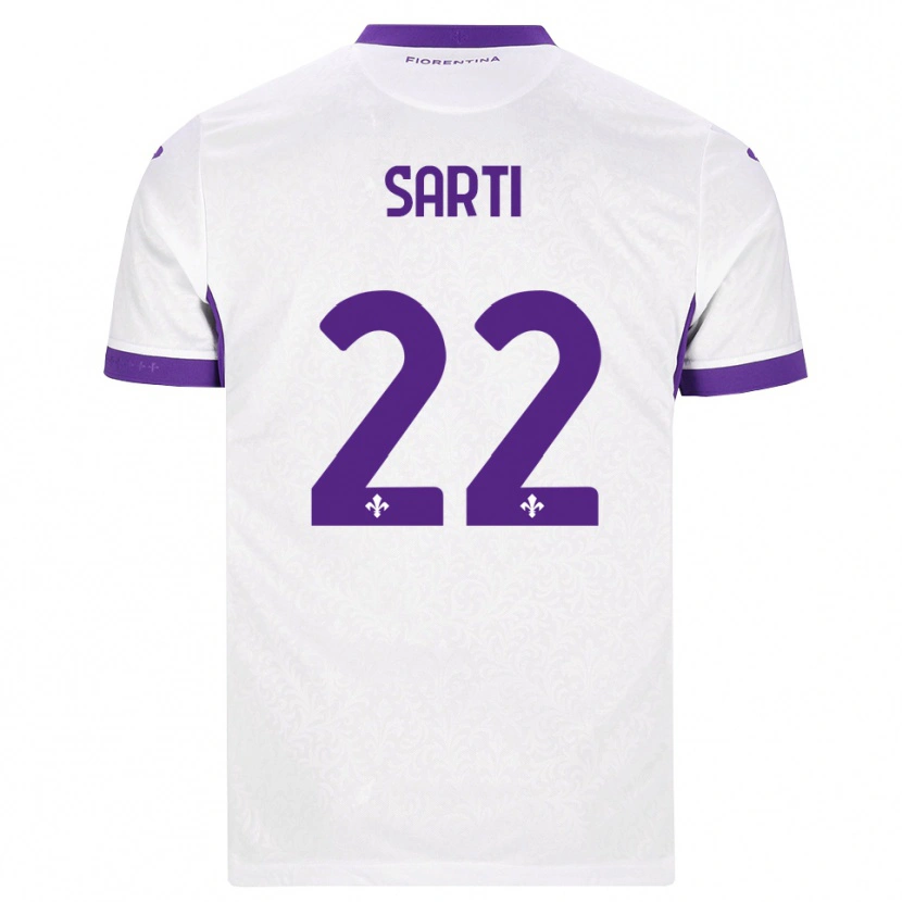 Danxen Homem Camisola Alessia Sarti #22 Branco Roxo Alternativa 2026/27 Camisa Brasil