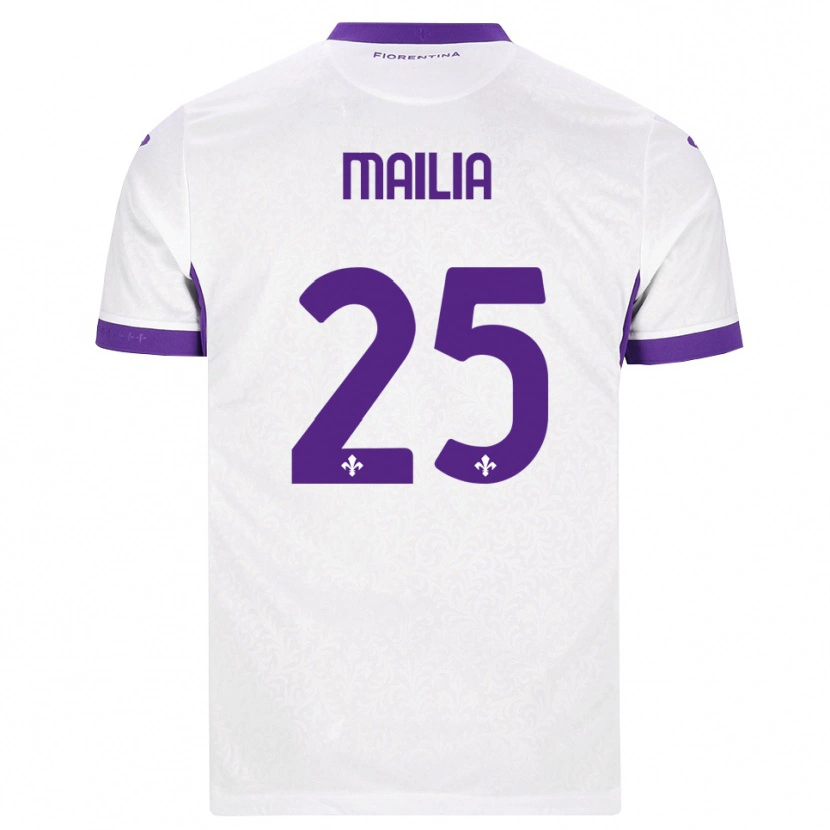 Danxen Homem Camisola Siria Mailia #25 Branco Roxo Alternativa 2026/27 Camisa Brasil