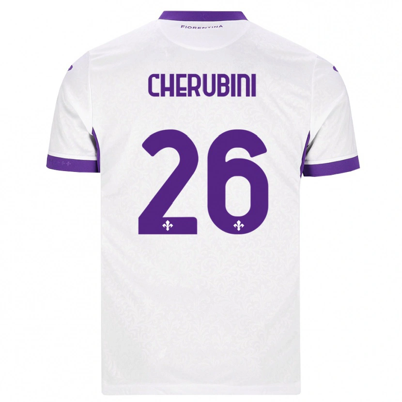 Danxen Homem Camisola Maya Cherubini #26 Branco Roxo Alternativa 2026/27 Camisa Brasil