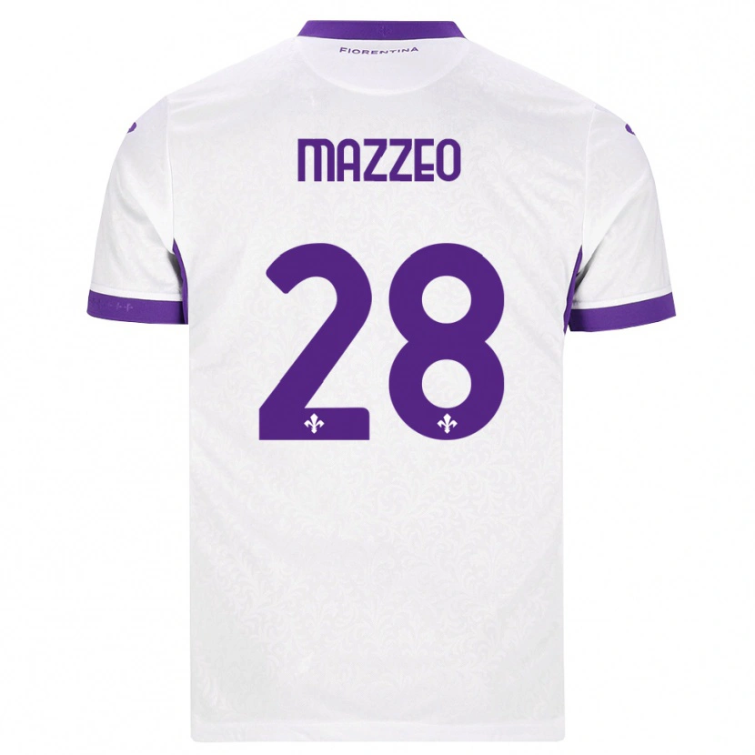 Danxen Homem Camisola Brando Mazzeo #28 Branco Roxo Alternativa 2026/27 Camisa Brasil