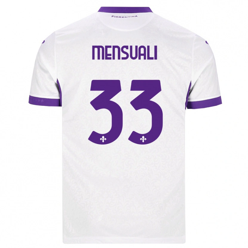 Danxen Homem Camisola Alice Mensuali #33 Branco Roxo Alternativa 2026/27 Camisa Brasil