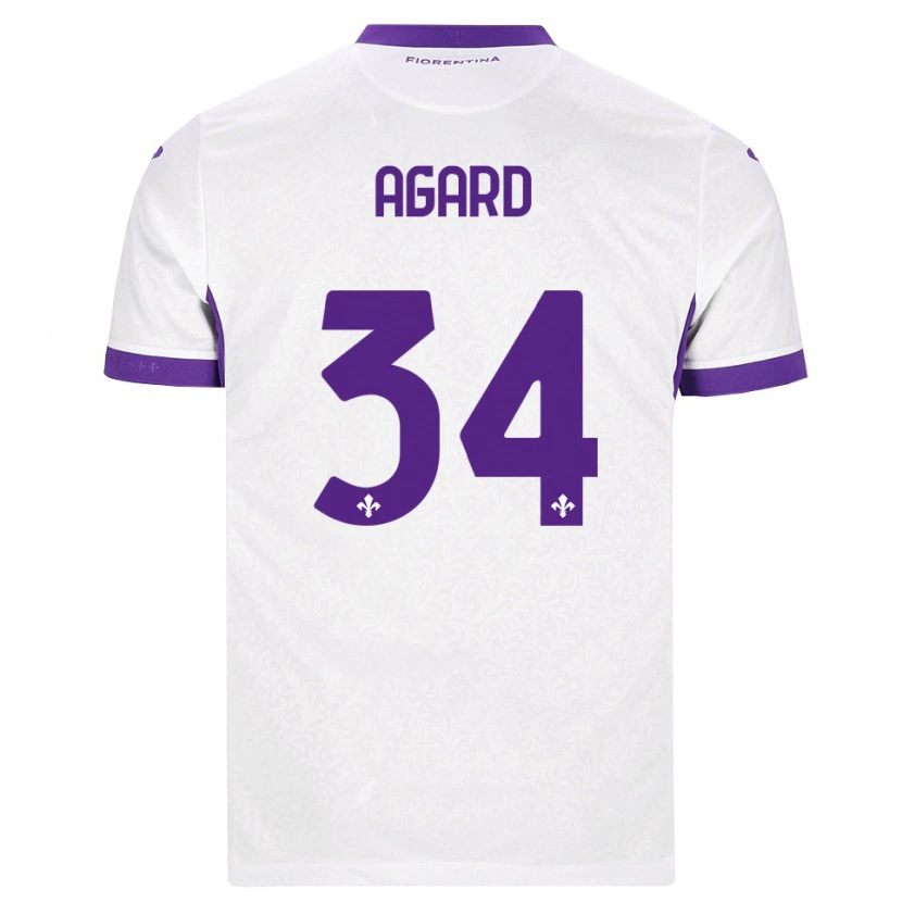 Danxen Homem Camisola Laura Agard #34 Branco Roxo Alternativa 2026/27 Camisa Brasil