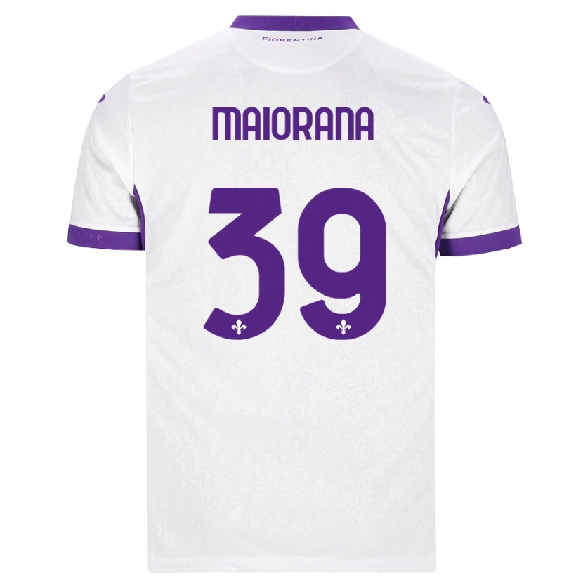 Danxen Homem Camisola Stefano Maiorana #39 Branco Roxo Alternativa 2026/27 Camisa Brasil