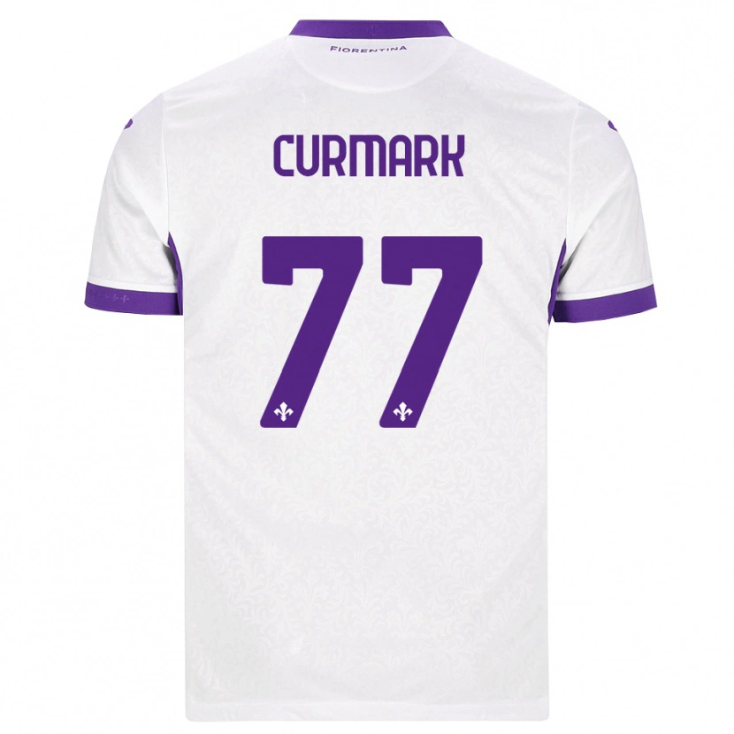 Danxen Homem Camisola Filippa Curmark #77 Branco Roxo Alternativa 2026/27 Camisa Brasil