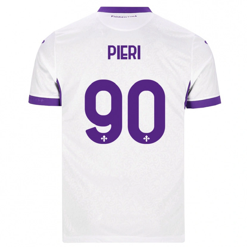 Danxen Homem Camisola Arianna Pieri #90 Branco Roxo Alternativa 2026/27 Camisa Brasil