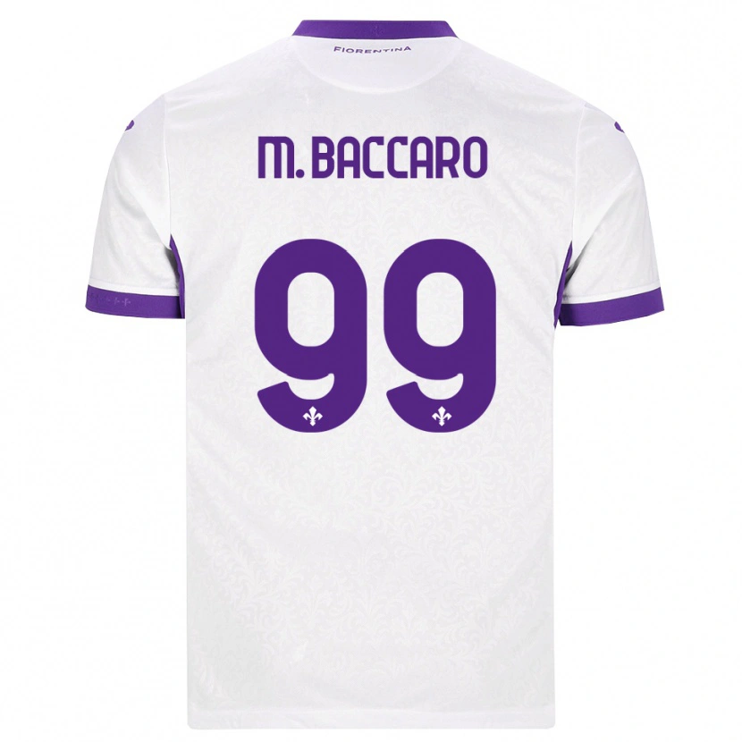 Danxen Homem Camisola Giulia Maria Baccaro #99 Branco Roxo Alternativa 2026/27 Camisa Brasil