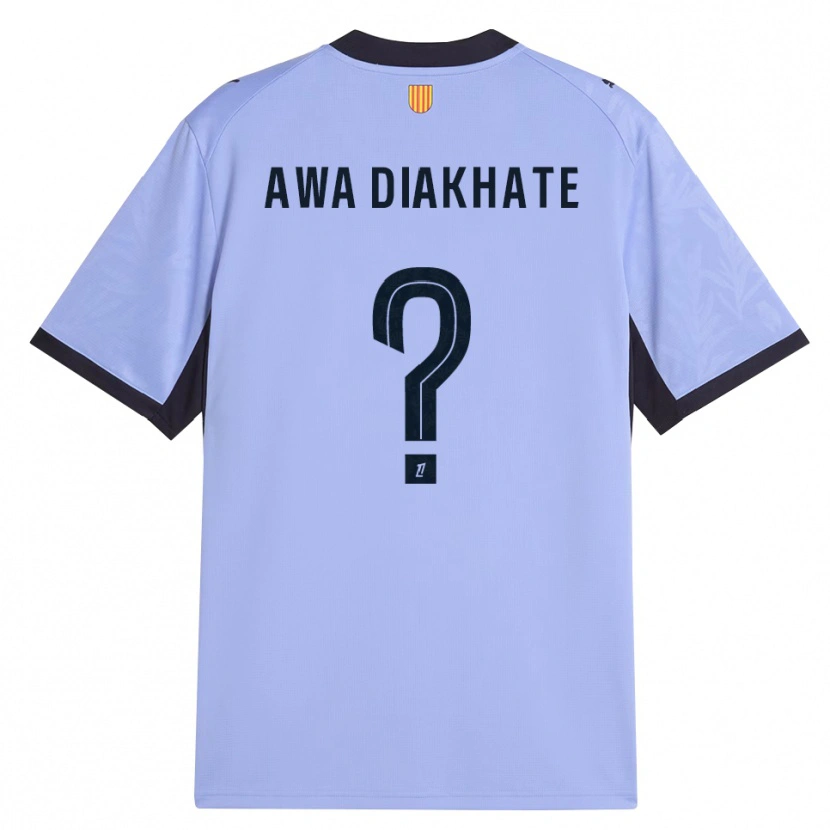 Danxen Homem Camisola Ndeye Awa Diakhate #0 Lavanda Preto Terceiro 2026/27 Camisa Brasil