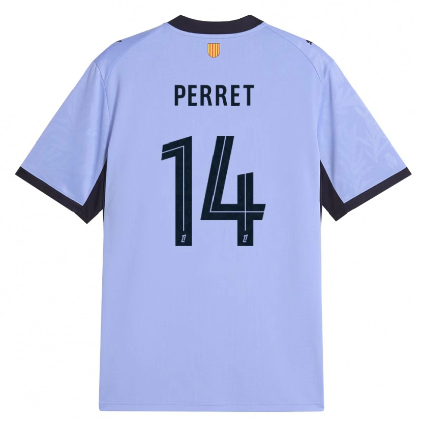 Danxen Homem Camisola Jenny Perret #14 Lavanda Preto Terceiro 2026/27 Camisa Brasil
