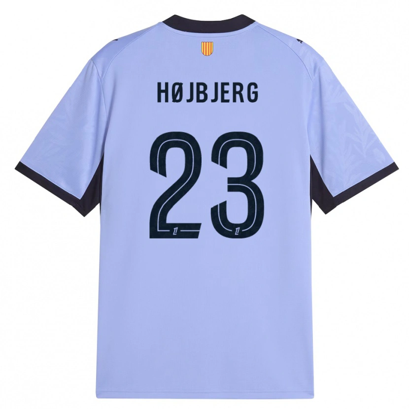 Danxen Homem Camisola Pierre-Emile Højbjerg #23 Lavanda Preto Terceiro 2026/27 Camisa Brasil