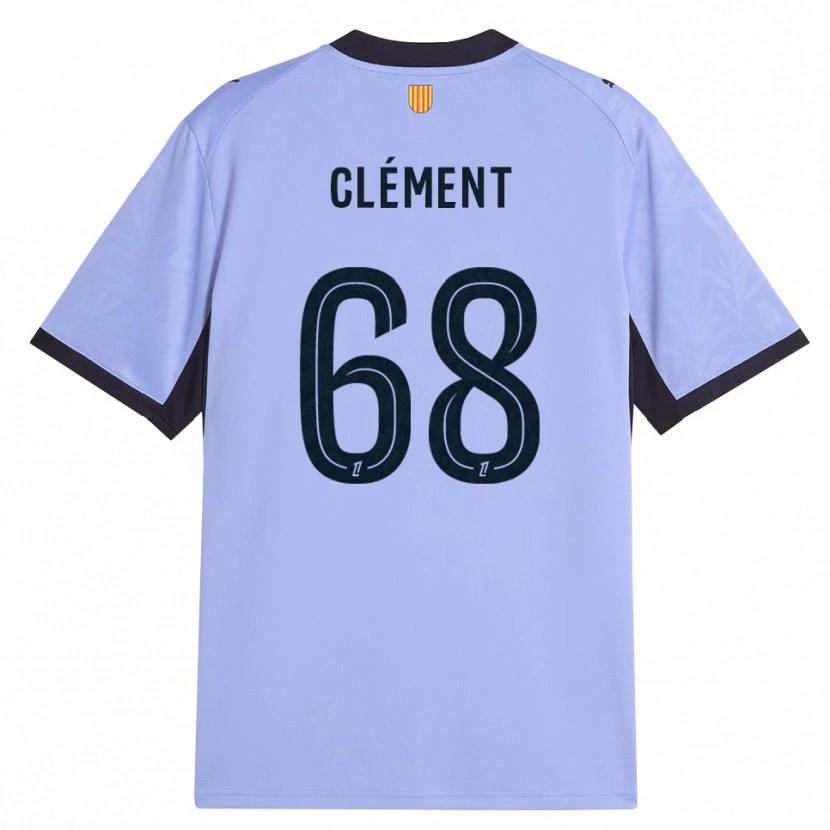 Danxen Homem Camisola Mathis Clément #68 Lavanda Preto Terceiro 2026/27 Camisa Brasil