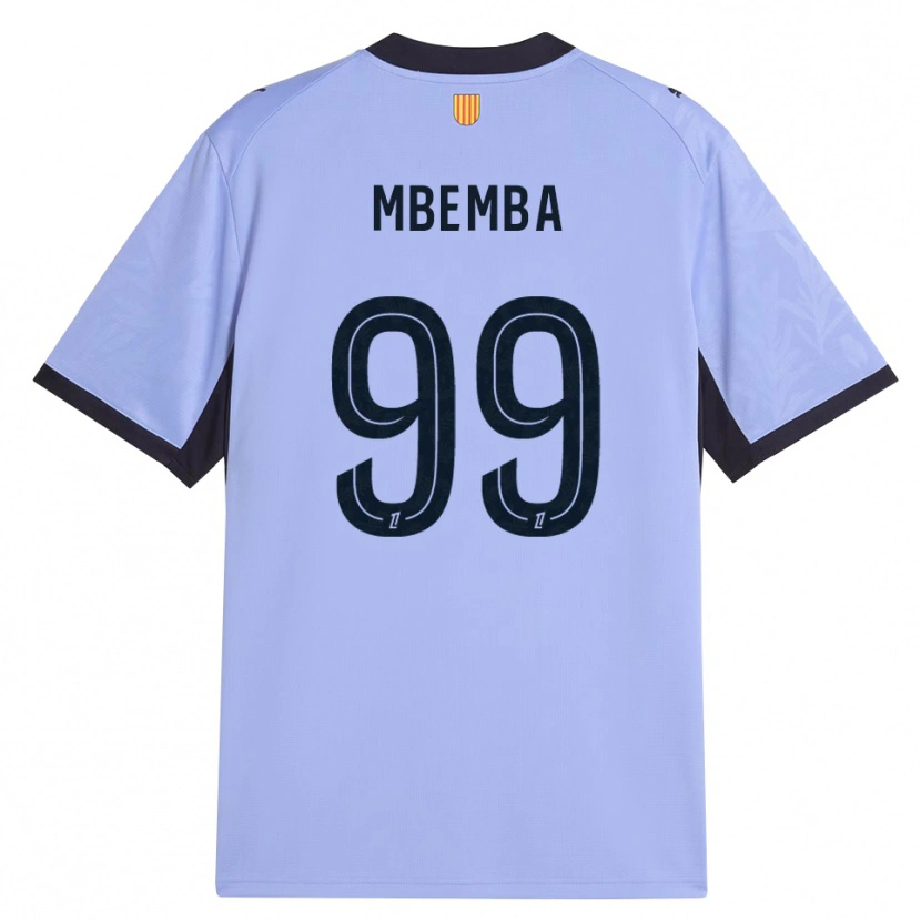 Danxen Homem Camisola Chancel Mbemba #99 Lavanda Preto Terceiro 2026/27 Camisa Brasil