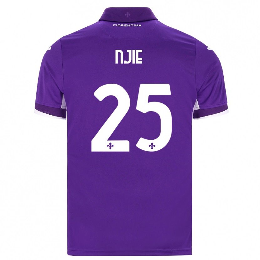 Danxen Homem Camisola Alieu Njie #25 Roxo Branco Rosa Principal 2026/27 Camisa Brasil