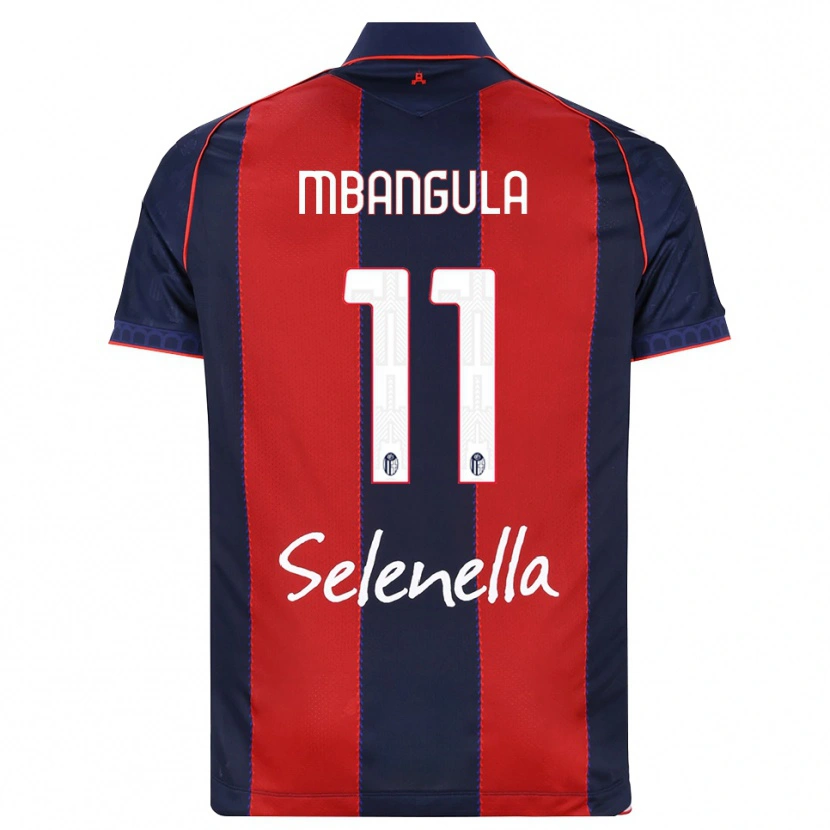 Danxen Homem Camisola Samuel Mbangula #11 Azul Real Vermelho Branco Principal 2026/27 Camisa Brasil