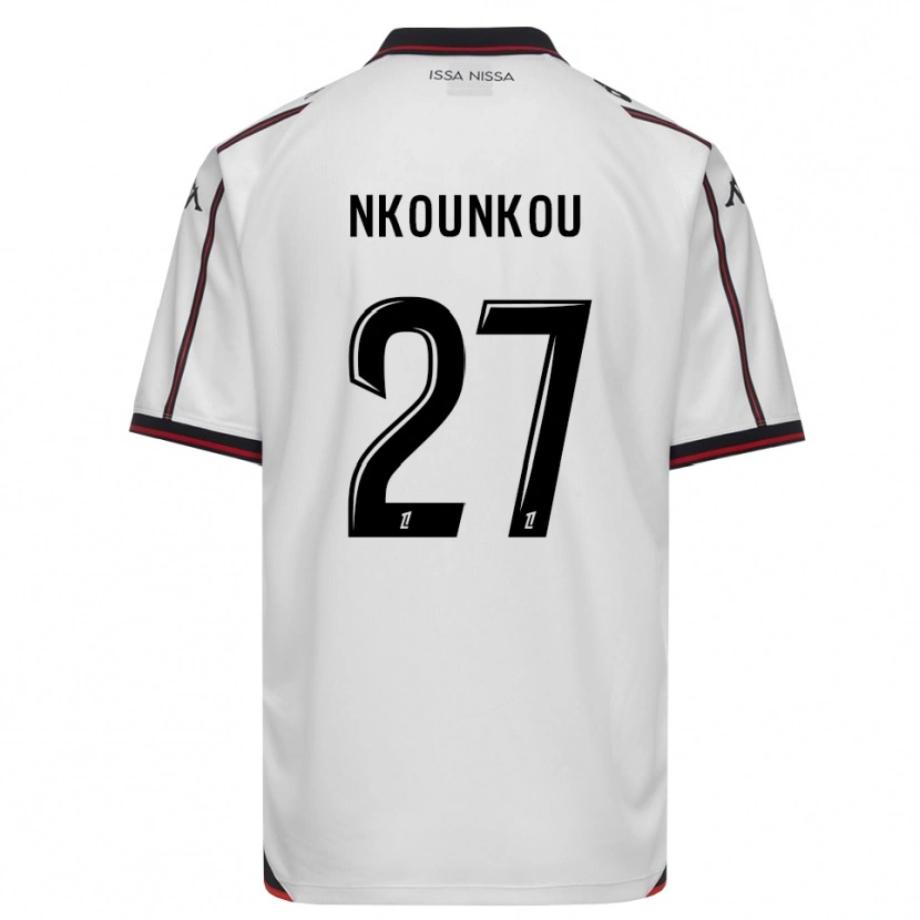 Danxen Homem Camisola Niels Nkounkou #27 Preto Branco Alternativa 2026/27 Camisa Brasil